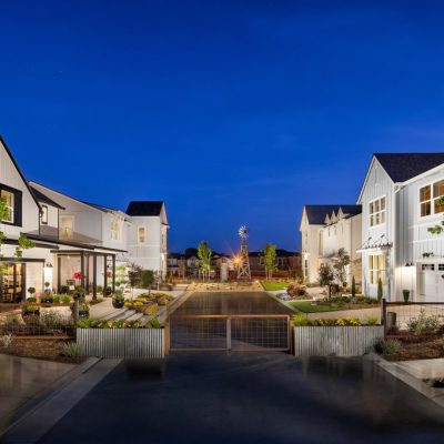 Blackpine_Farmhouse-at-Willow-Creek_Twilight-Streetscape-1024x682